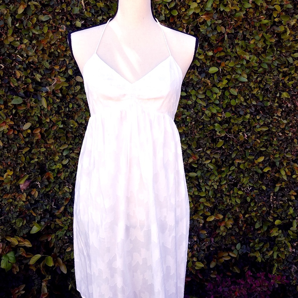 Tibi White Cotton Dress